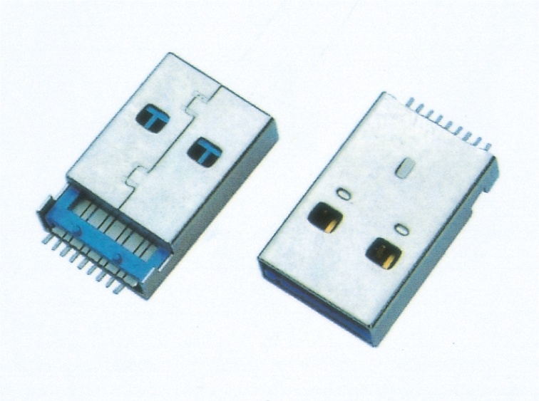 USB3.0 AM sinker SMT H2.6mm with column & without column